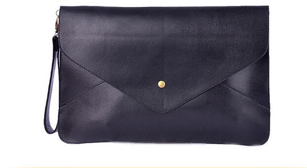Women Fashion Leather Envelope Clutch Bag