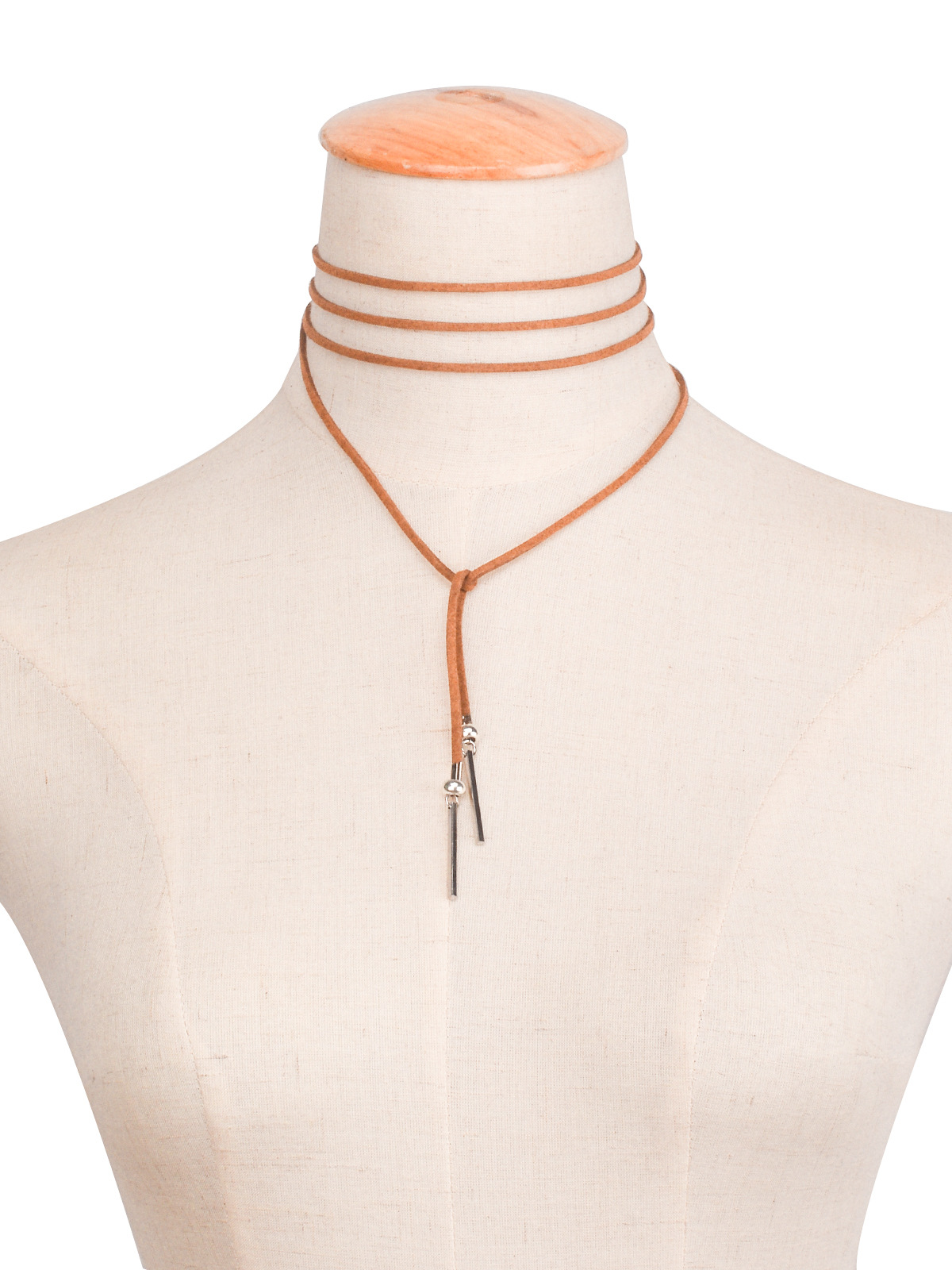Western Women's Fasion Punk Multirow Velvet Leather Rope Choker Necklace