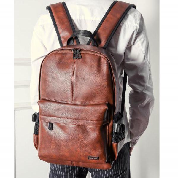 leather backpack for college students